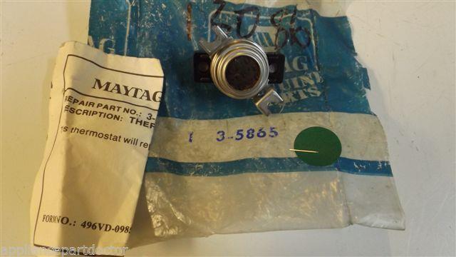 MAYTAG DRYER 3-5865 High limit thermostat NEW IN BOX MAYTAG DRYER 3-5865 High limit thermostat NEW IN BOX